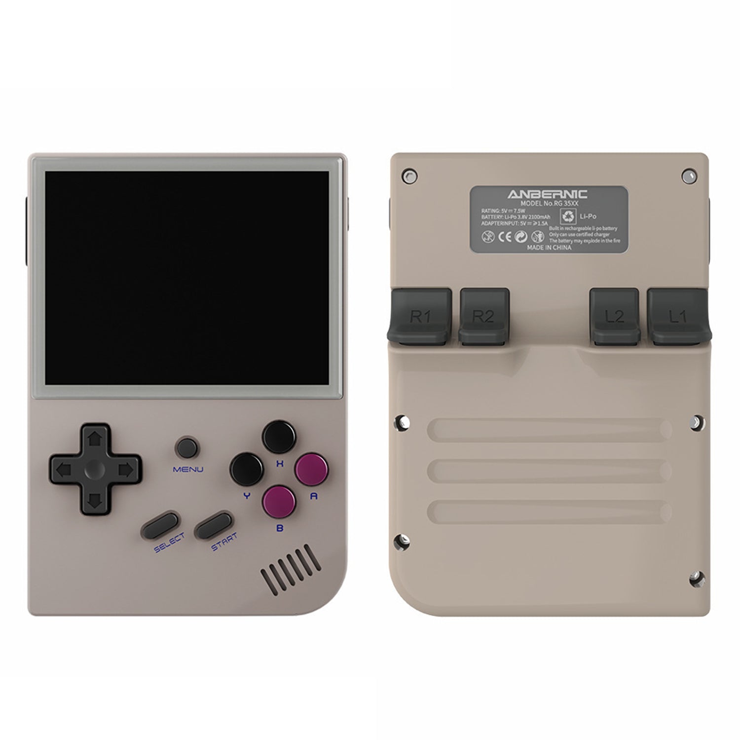 ANBERNIC RG35XX 3.5-inch IPS Display Retro Game Console 64GB Handheld Game Console ANBERNIC RG35XX 3.5-inch IPS Display Retro Game Console 64GB Handheld Game Console